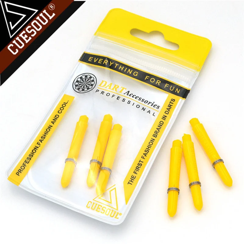 CUESOUL 41mm Darts Shafts Nylon 6pcs 2BA Dart Shaft For Professional
