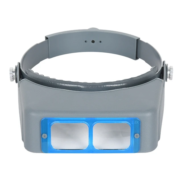 Headband Magnifier, Lupa Profesional De Doble Lente Montada En La Cabeza,  Lupa De Joyería, Visor De Lectura, Lupa Binocular De Vidrio Óptico Con Aumen