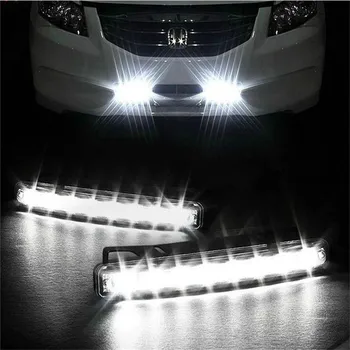 

8LED Daytime Running Light Cars DRL The fog Driving Daylight Head drl lamps For Automatic Navigation Lights Singnal Lamp
