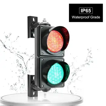 

100mm red green LED safety traffic lights
