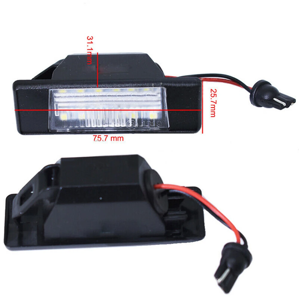 12V 18LED 6000K фонарь освещения номерного знака огни для Nissan хакер Qijun Sunshine марта