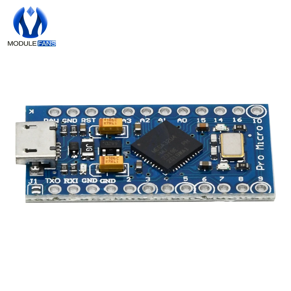 2PCS Pro Micro ATmega32U4 8MHz 3.3V Leonardo Replace Mini ATmega328 for Arduino 