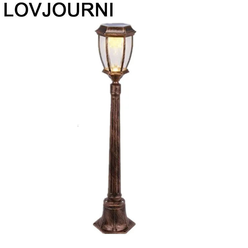 Jalan Lampione Giardino Lampioni Da Esterno Lampadaire стильный солнечный светильник Плаза светодиодный