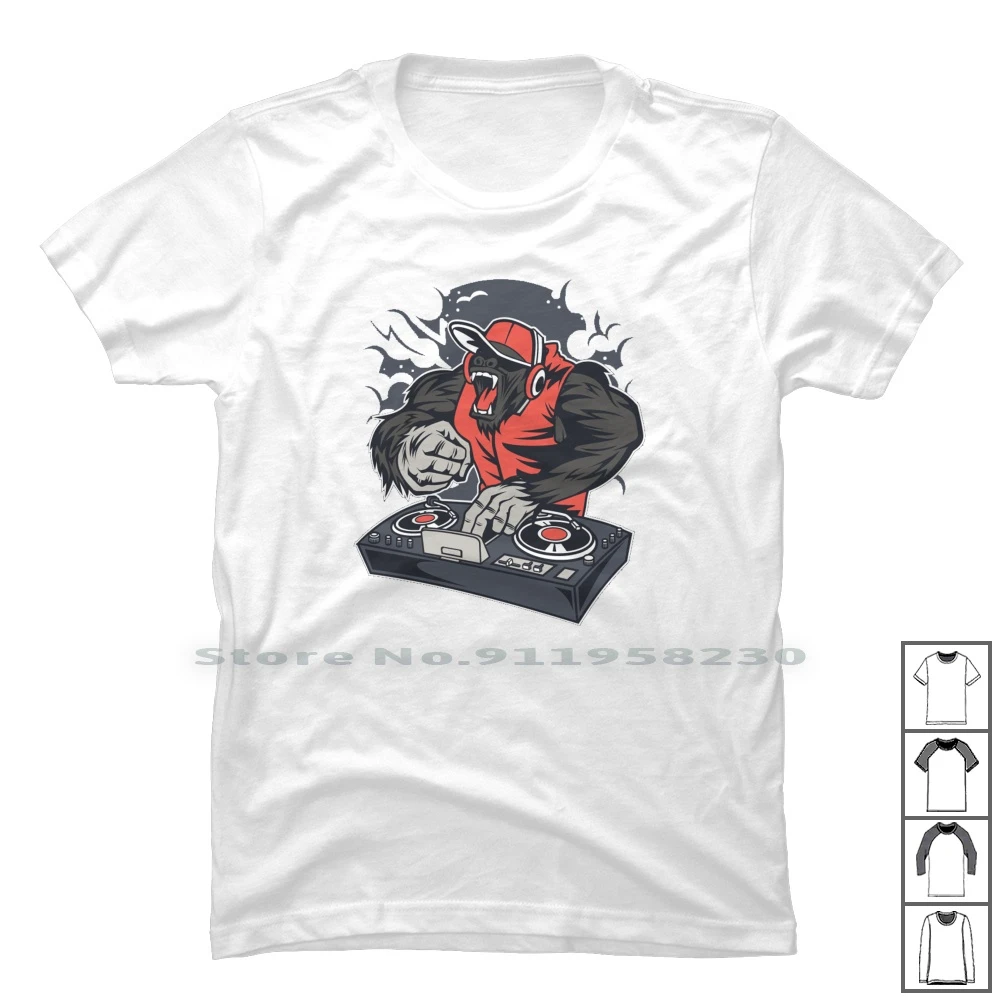 Dj Ape T Shirt 100% Cotton Cartoon Movie Comic Tage Game Ape Age Ny Me  Funny Anime Movie - T-shirts - AliExpress