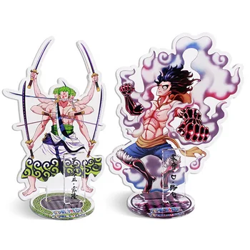 

1 PC Cartoon Cute Naruto ONE PIECE Acrylic Stand Model Toys Action Figure Pendant Gift