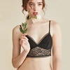 Sexy Bra Ladies Lace Mesh Halter Thin Bra Low Back Women Soft Seamless Backless  Sexy Padd Bralette For Small Chest Encaje Mujer ► Photo 3/6