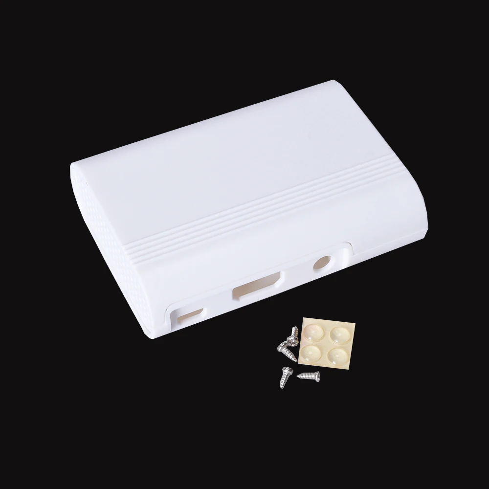 Raspberry Pi 3 корпус ABS пластиковая коробка белая полоса Защитная Крышка корпуса
