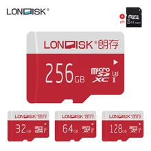 Оригинальные Londisk Micro SD карты Class10 U3 TF card16gb 32 ГБ 64 ГБ 128 ГБ 90 МБ/с. карты памяти для samrtphone и настольный ПК