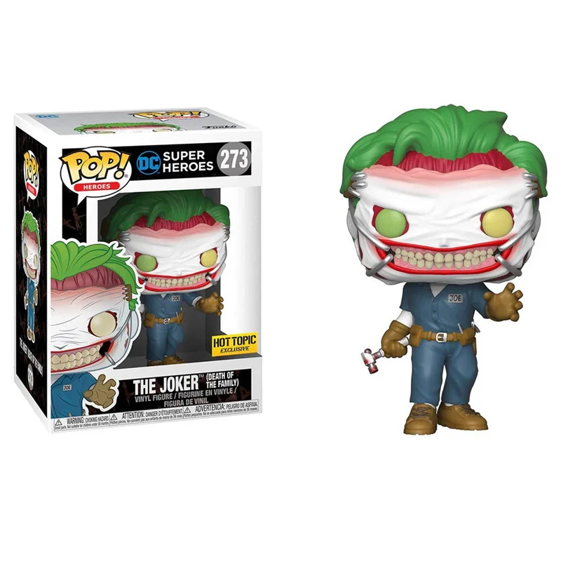 FUNKO POP Super Heroes The Joker 273 # (гибель семьи) Эксклюзивные фигурки модель игрушки на день рождения Рождественский подарок
