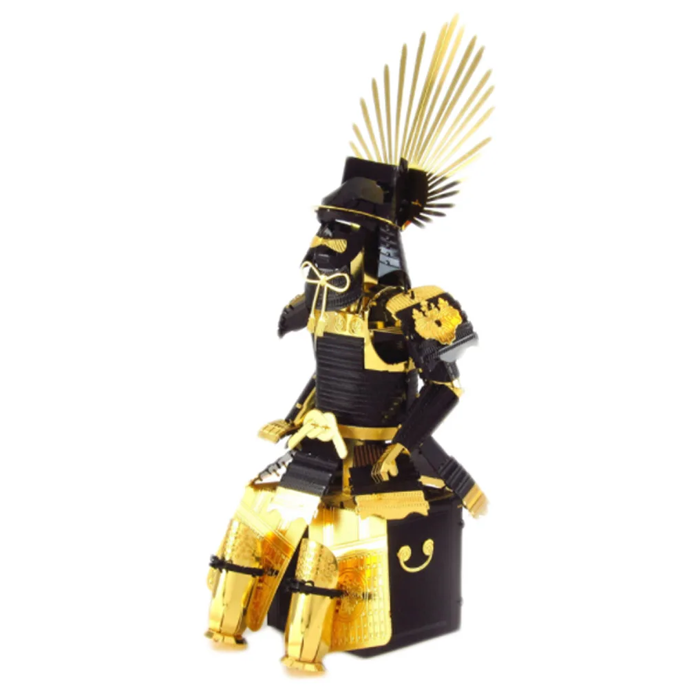 

3D Metal Assembly Model Puzzles Japanese Samurai Armor Creative Handmade Toys