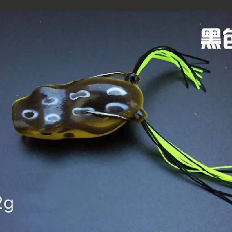 

Special Double Sharp Hook Bait Luminous Ray Frog Baits for Fishing