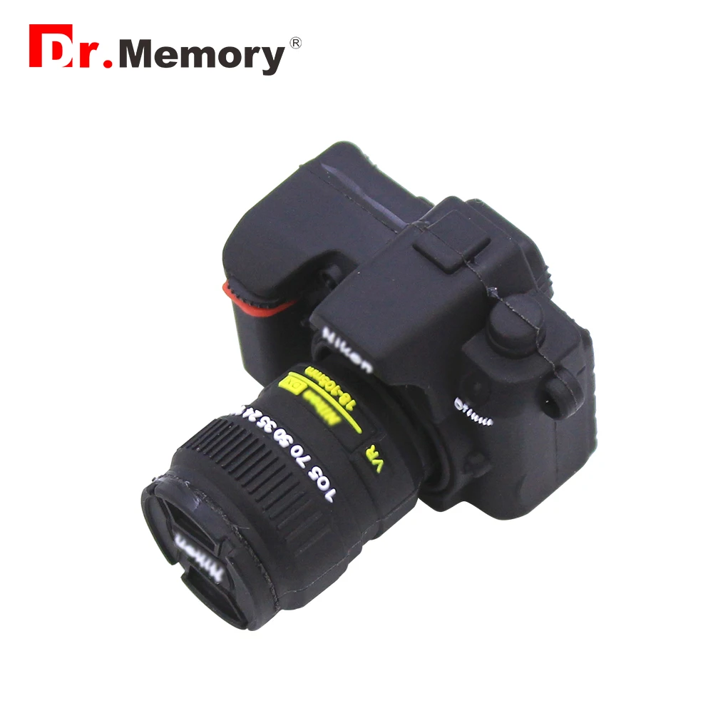 Мини-камера SLR модель USB флэш-диск sd-карта памяти накопитель силиконовый милый Fanny подарок флеш-диск USB 2,0 палка