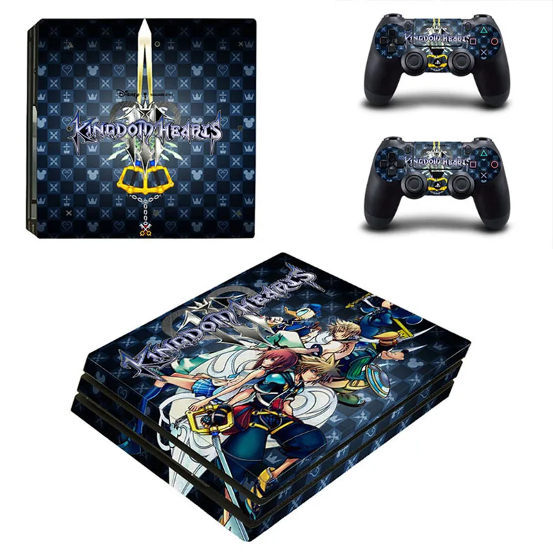 Kingdom Hearts 3 PS4 Pro стикер s Play station 4 Pro виниловые наклейки на кожу Pegatinas для playstation 4 Pro консоль и контроллер