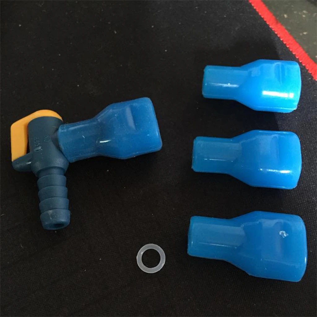 3pcs Outdoor Cycling Drink Tube Bite Valve Water Bladder Mouth Suction Piping Nozzle Set