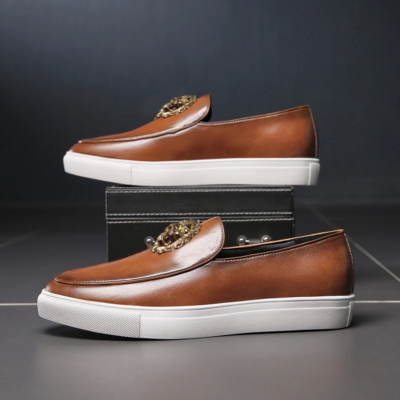 New men's casual shoes fall driving moccasins comfortable party fashion shoes Zapatos Hombre a1