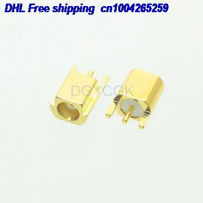 

DHL 200pcs MCX female jack solder PCB edge surFace mount straight F connector 22ds