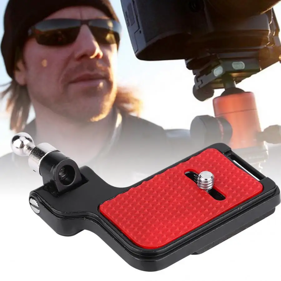 quick release Aluminium Alloy F2 QR Camera Bracket Quick Release Vertical Grip with Ball Head for DSLR SLR tripod monopod | Электроника