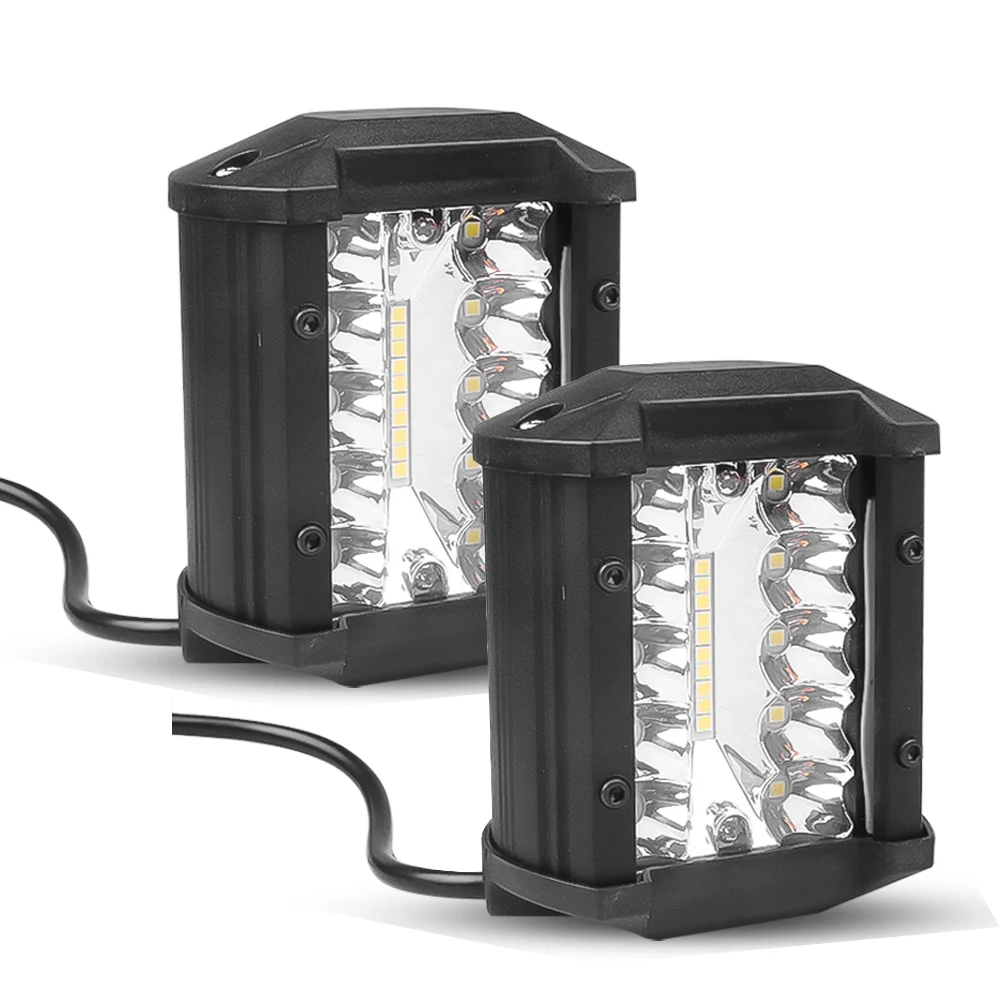 60W 4INCH 20LED Waterproof IP67 Work Light LED Light Bars Spot Flood Beam For Work Driving Offroad Boat Car Tractor Truck