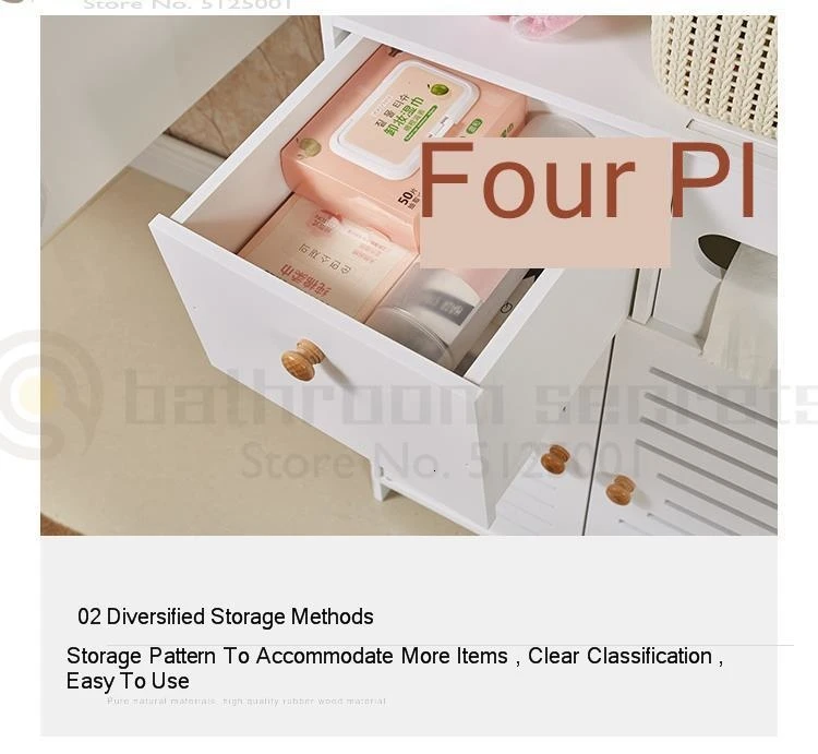 Bathroom Shelf Floor-standing Bathroom Washbasin Toilet Multi-layer Shelf Bathroom Storage Cabinet Storage Shelf Storage Rack