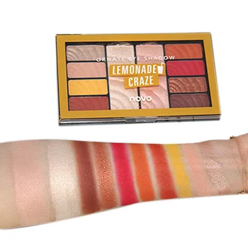

Novo 10 Colors Matte Glitter Eyeshadow Palette Set Makeup Eye Shadow Powder Pallete Make Up Pigment Beauty Cosmetic 5250#