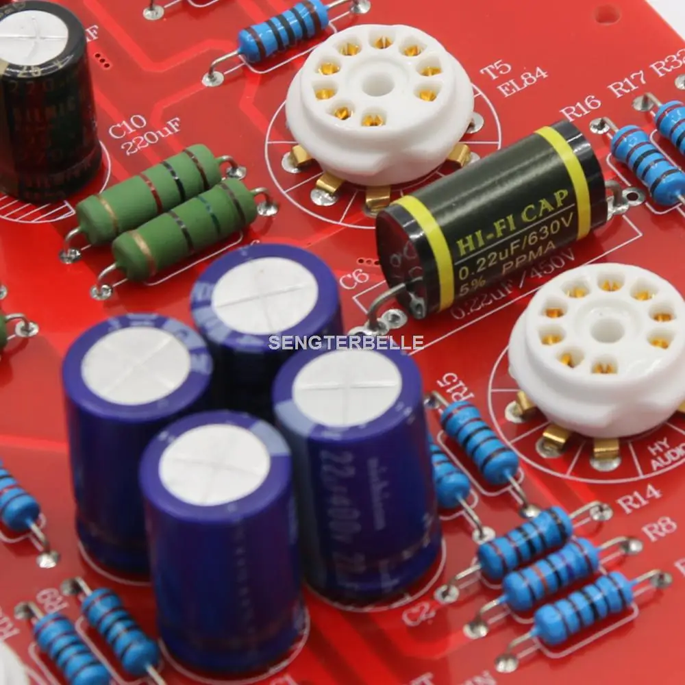 Assembled EL84 Parallel Single-Ended Class A Tube Amplifier Board ( No Tubes ) With PSU Board