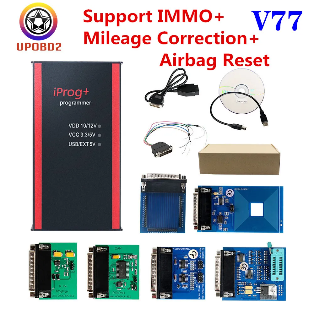 

Iprog Programmer Support IMMO+Mileage Correction+Airbag Reset Iprog Pro Programmer till 2019 Replace Carprog/Full/Digiprog Iprog