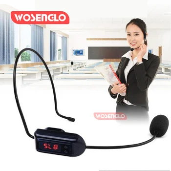 

Wireless Microphone Radio FM Headset Handsfree Megaphone Mic For Loudspeaker Teaching Tour Guide Sale Promotion Lectures Meeting