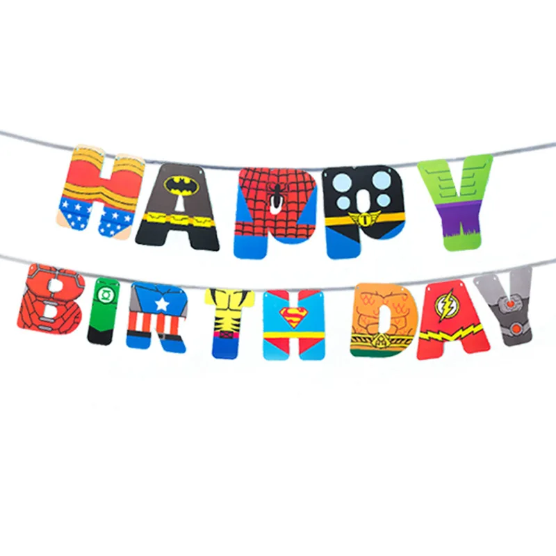 Новое поступление бумажные флаги Pull Flag декор для вечеринки в честь Дня Рождения принадлежности детский любимый детский душ день рождения декоративный реквизит - Цвет: 1