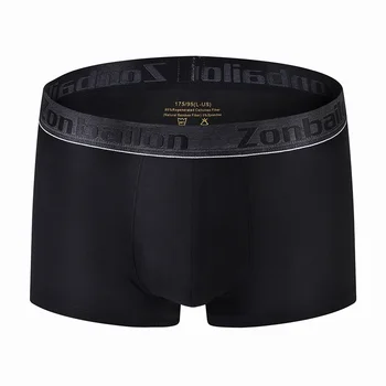 

Sexy Men Boxer Soft Breathable Underwear Male Comfortable Solid Panties Underpants Cueca