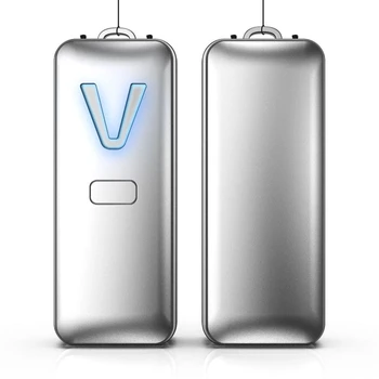 

EAS-USB Personal Wearable Air Purifier Necklace Mini Portable Air Freshener Ionizer Negative Ion Generator Ran Color