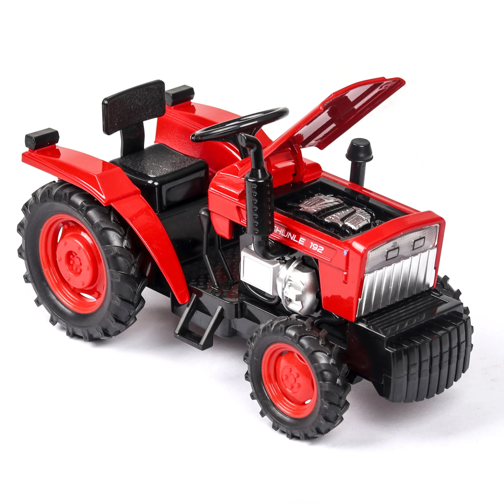 WHZ SKU13005 имитация 1:32 сельскохозяйственная специализированная сумка для трактора звук и светильник с открытой дверью детская Игрушечная модель автомобиля из сплава