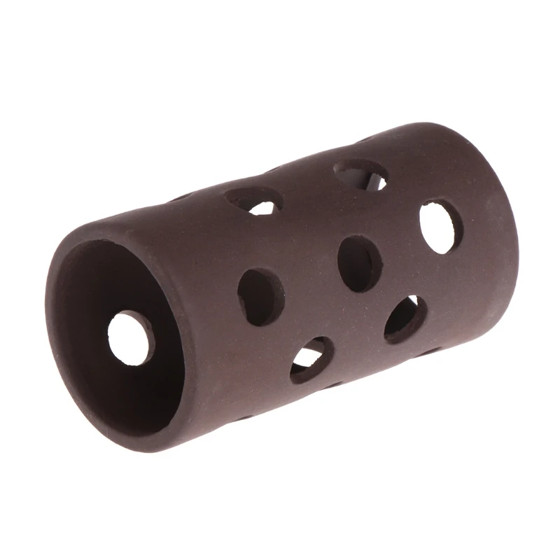 

Aquarium Tank Tube Breeding Hiding Cave Shelter With Holes For Fish Shrimp Plant J6PD