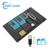 5 in 1 Universal Mini SIM Card Adapter Storage Case Kits For Nano Micro SIM Card TF Memory Card Reader