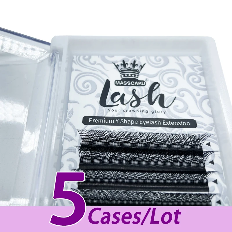 5 шт./лот оптовая цена русский объем ресниц Корея мягкие натуральные супер черные