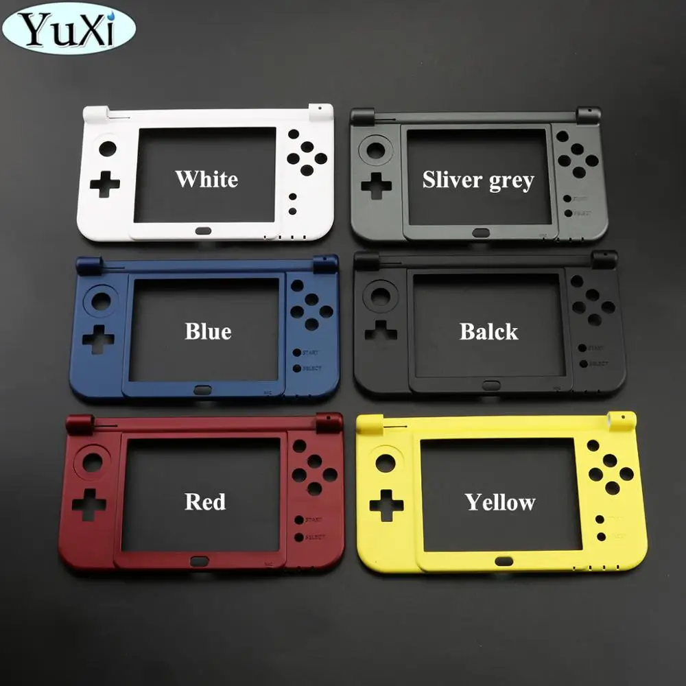 

YuXi Housing Shell Cover Case Bottom Middle Frame Replacement Kits Console Cover For New 3DS XL/LL Game Console Games Cases Red