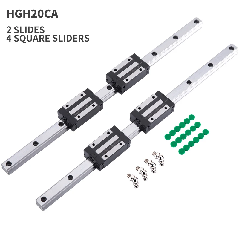 HGR20-1200mm hiwin Liner Rail /& HGW20CC /& RM2005-1200mm Module /& Kit BF15//BK15