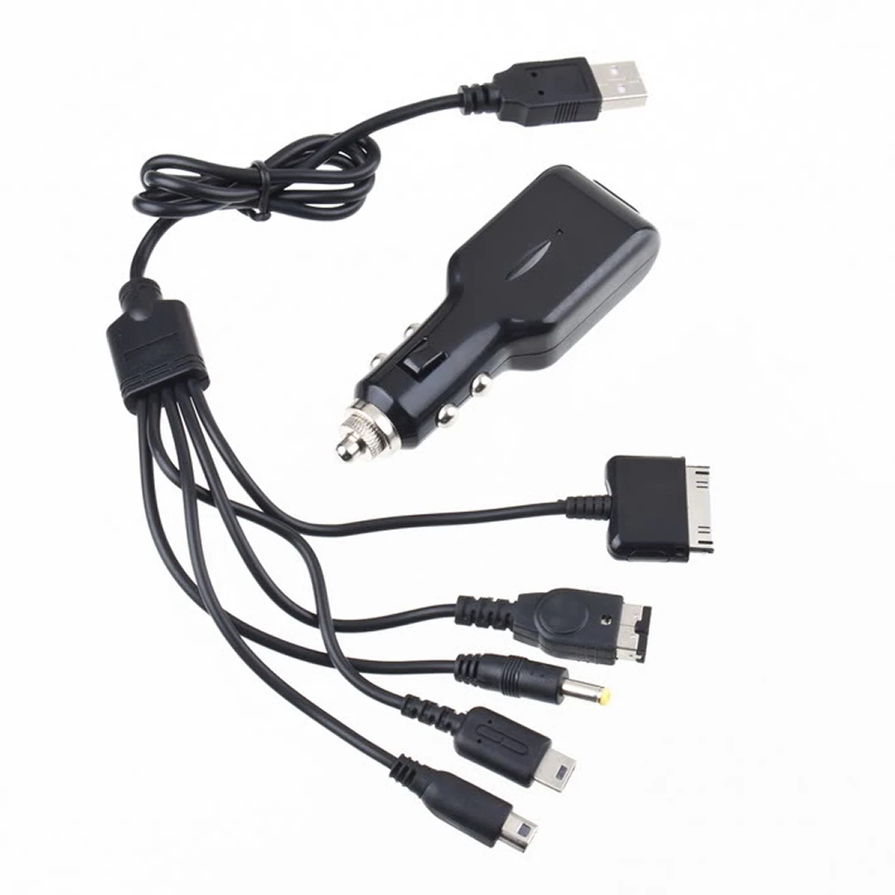 Многофункциональное 5 в 1 USB Универсальное автомобильное зарядное устройство USB Автомобильное зарядное устройство светильник вес абсолютно новое и высокое качество