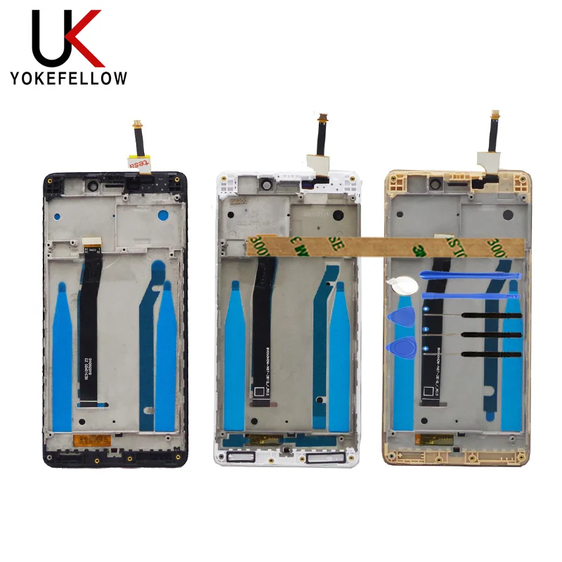 Tanie Wyświetlacz LCD do wyświetlacza LCD Xiaomi Redmi 3 3S ekran dotykowy kompletny montaż