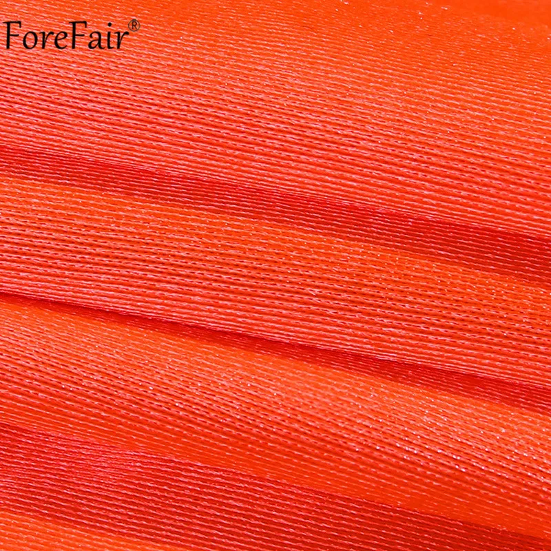 Forefair/Летний укороченный топ, Клубная одежда без бретелек, сатин, женское сексуальное без рукавов с открытыми плечами, розовое оранжевое платье-футляр для вечеринки