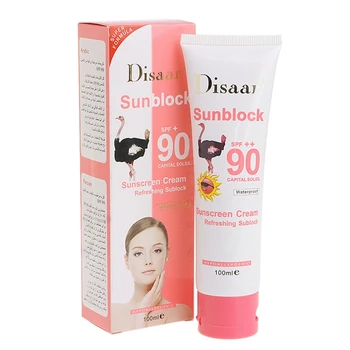 

SPF 90+ Moistening Sunblock Sunscreen Cream For Dry Sensitive Skin 100ml Q0KD