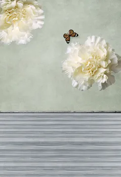 

Poetic indoor flower butterfly photo backgrounds vinyl Newborn photography backdrop for photographic studio accessories CM-7235