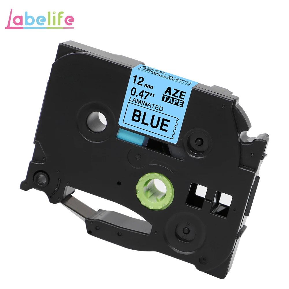 AZe-531 Labelife tze231 лента 1 шт. совместимый Brother PTouch для PT-D210 принтер этикеток 12 мм TZe 231 431 TZe TZ231 TZe-231 производитель этикеток - Цвет: AZe-531