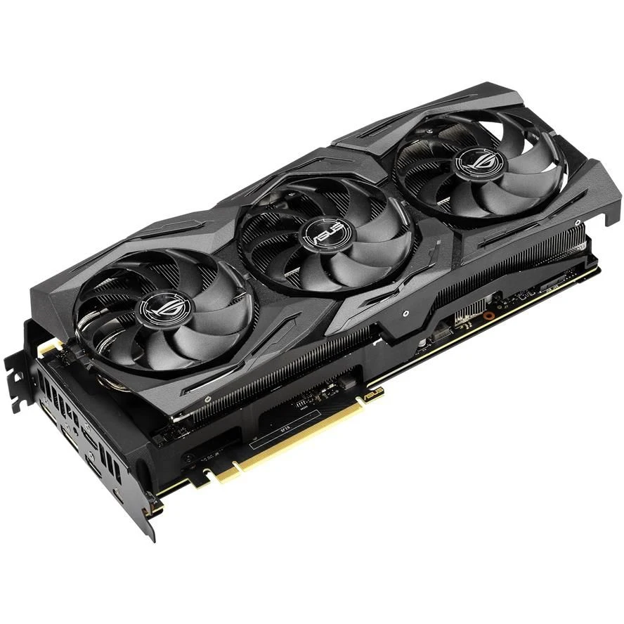 Видеокарта Asus PCI-E ROG-STRIX-RTX2080TI-O11G-GAMING NV RTX2080Ti 11264Mb 352b GDDR6 1680/14000/HDM