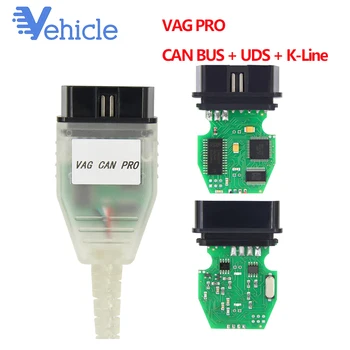 

VAG PRO CAN BUS+UDS+K-line S.W Version 5.5.1 for AUDI/VW for Seat for Skoda FTDI FT245RL Chip VCP USB Cable