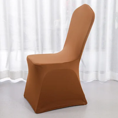 330g Thicken Modern Wedding Chair Cover Spandex Stretch Elastic Banquet Chair Covers Dining Seat Hotel Chair Covers Outdoor - Цвет: 07
