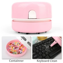 Mini aspirateur de bureau Portable pour clavier de bureau, pour salle de classe, école