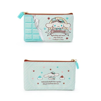 

1Pc new lovely Cartoon Cinnamoroll dog cat pu Coin Purse Cosmetic Bag Storage bag Figure toys for kids gift
