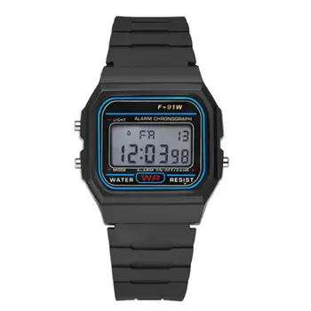 

Digital Sports Watch with LED Light Smart Wristwatch Casual Luminous Watche with Pedometer Multifunctional Men's Waterproof