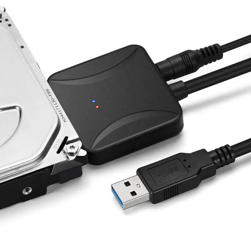 Кабель переходник с USB 3 0 на Sata адаптер 22pin SataIII USB3 для 2 5 &quotSata HDD SSD высокое качество
