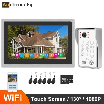 

Anchencoky WiFi Wireless Video Door Phone IP Video Intercom System 130Degree Call Panel with Motion Sensor Support Remote Unlock
